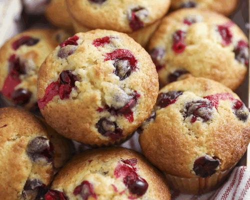 Lower Histamine Cranberry Muffins