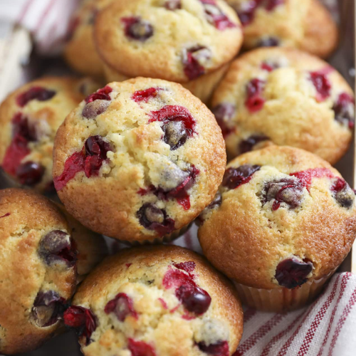 Lower Histamine Cranberry Muffins