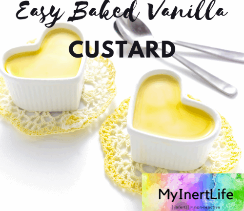 lower histamine baked custard