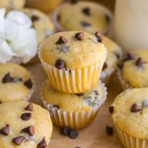Quick and Easy Cassava Chocolate Chip Muffins