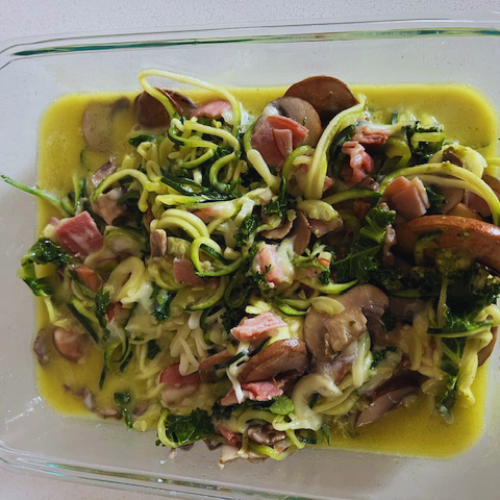 Lower Histamine Zucchini Noodle Primavera