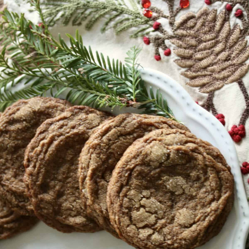 Gluten Free Lower Histamine Chewy Molasses Cookies