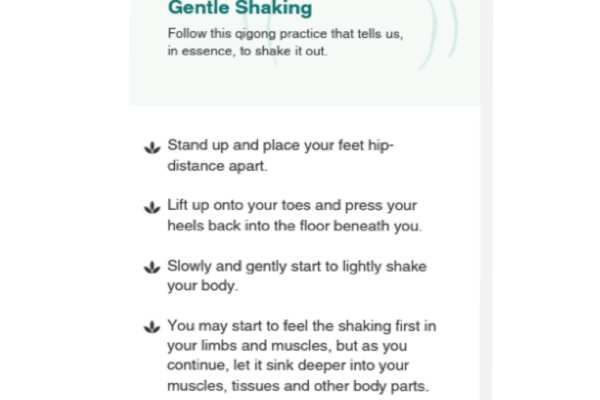 Spotlight on Nervous System Regulating Tool: Shaking
