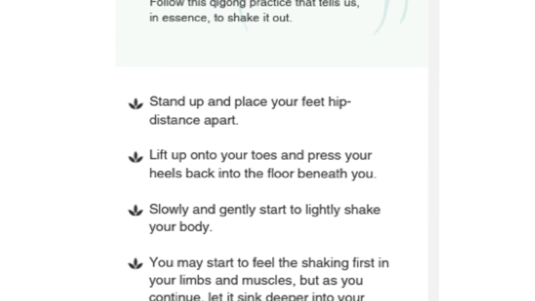nervous system tool shaking
