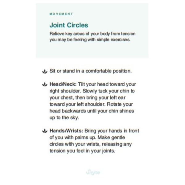 Spotlight on Nervous System Regulating Tool: Joint Circles