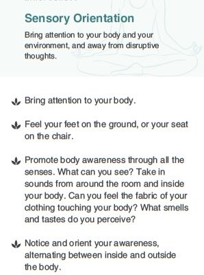 Spotlight on Nervous System Regulating Tool: Sensory Orientation