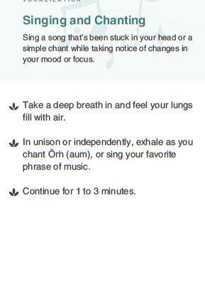Spotlight on Nervous System Regulating Tool: Singing and Chanting