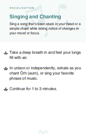 Spotlight on Nervous System Regulating Tool: Singing and Chanting